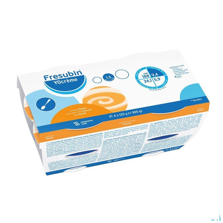 Fresubin Yocreme Biscuite 4x125 gr 7121701  -  Fresenius