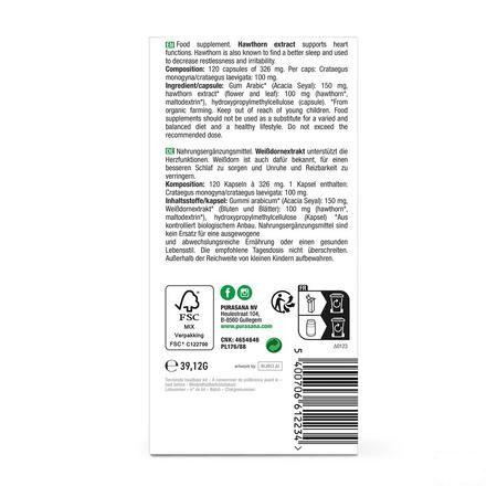 Aubepine Bio Capsule 120x200 mg