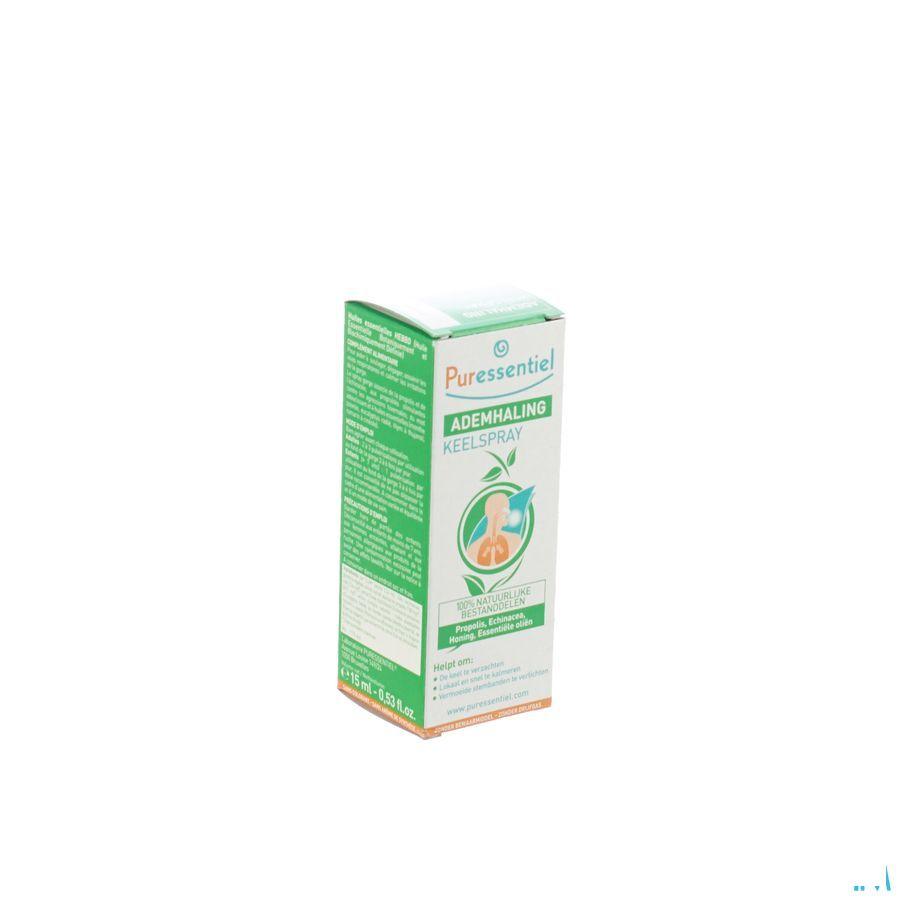 Puressentiel Ademhaling Keelspray 15 ml  -  Puressentiel