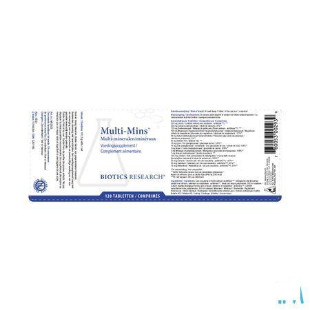 Biotics Multi-Mins 120 tabletten  -  Energetica Natura