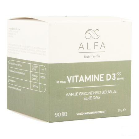 Alfa Vitamine D3 2000iu Softgels 90  -  Nutrifarma