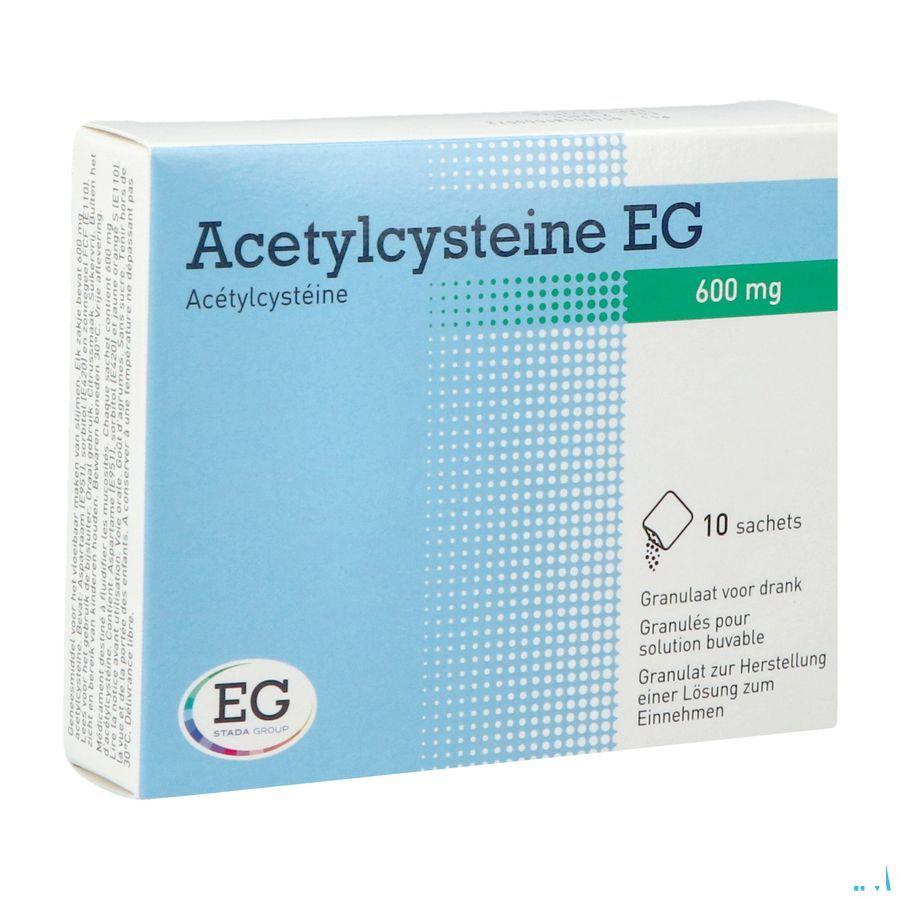 Acetylcysteine EG Sachets 10x600 mg  -  EG