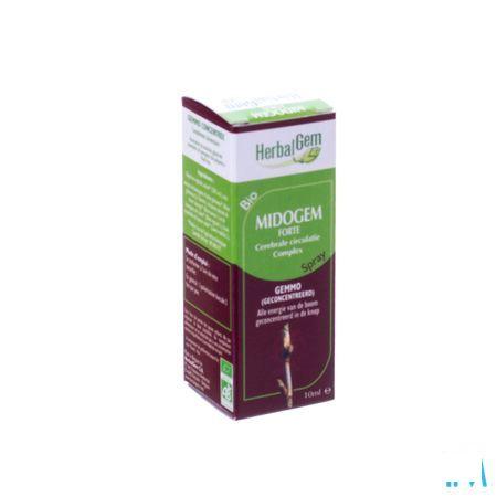 Herbalgem Midogem Forte Cerebr.circul.cplx Spr10 ml  -  Herbalgem