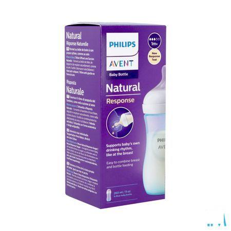 Philips Avent Natural 3.0 Zuigfles Blauw 260 ml