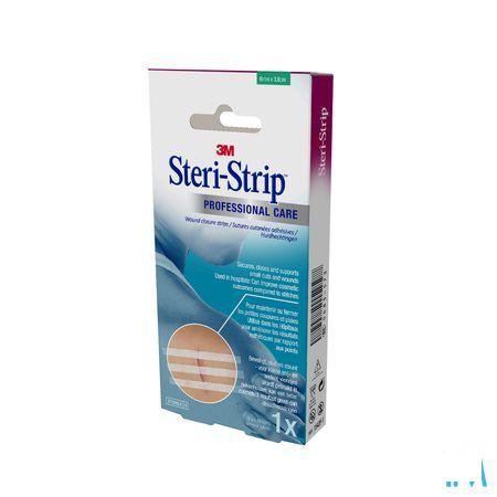 Steri-strip 3m Ster 6,0mmx 38mm Doos 1x 6 1542p-1  -  3M