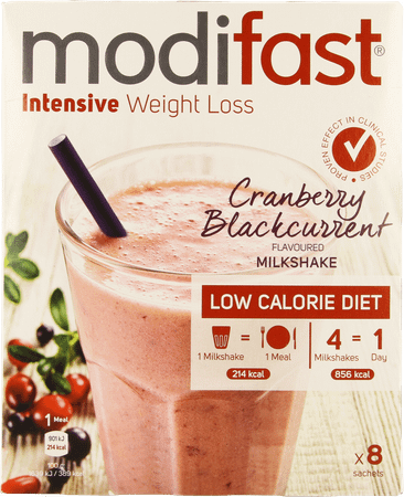 Modifast Intensive Milkshake Cranberry 440 gr  -  Nutrition & Sante