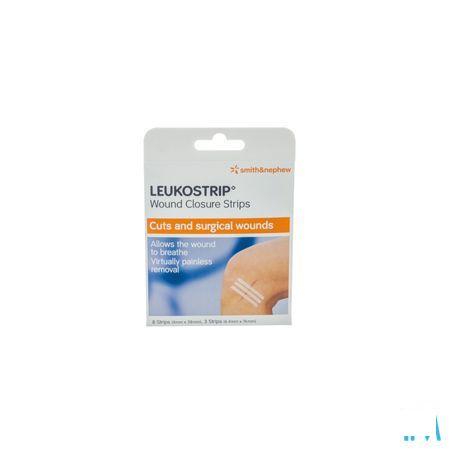 Leukostrip Verband Ster 8 X 4mmx38mm + 3 X 6,4mmx76mm  -  Smith Nephew