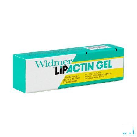 Lipactin Gel 3g  -  Widmer Louis