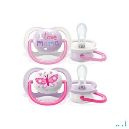 Philips Avent Fopspeen 0M+ Happy Girl  -  Bomedys