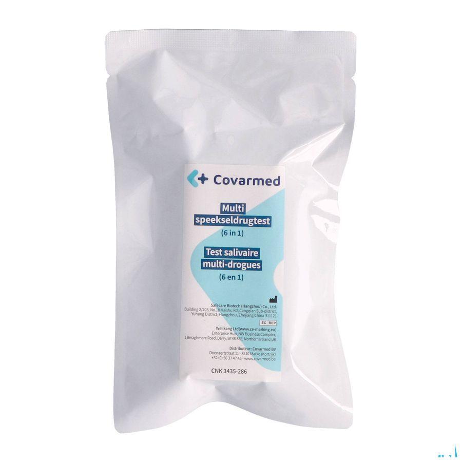 Drugtest Speeksel 6 Drugs(coc/amph/cannab/opiat/xt  -  Covarmed