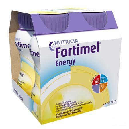 Fortimel Energy Vanille 4x200 ml 2320521  -  Nutricia