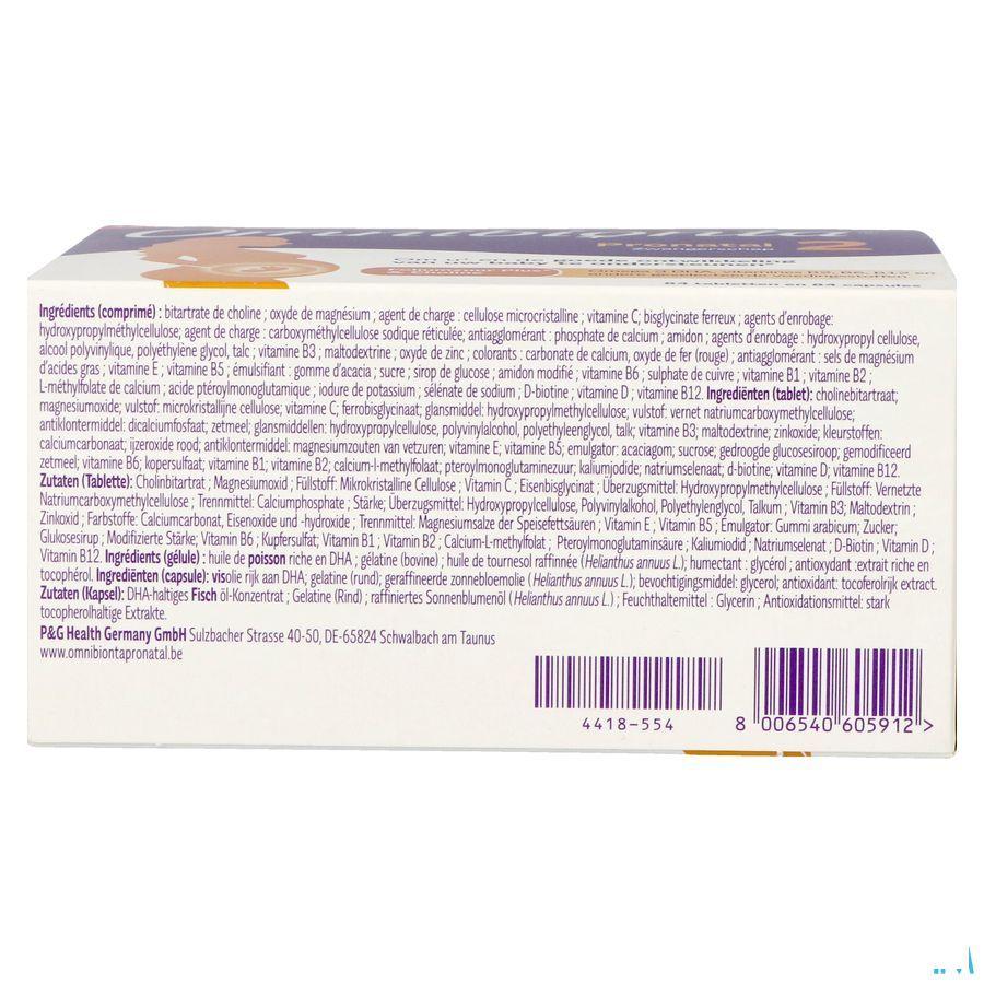 Omnibionta Pronatal 2 Zwanger 12weken Tabl84+Caps84