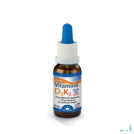 Vitamine D3 K2 Forte Fl 20 ml