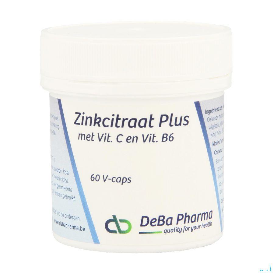 Zinkcitraat Plus Capsule 60  -  Deba Pharma