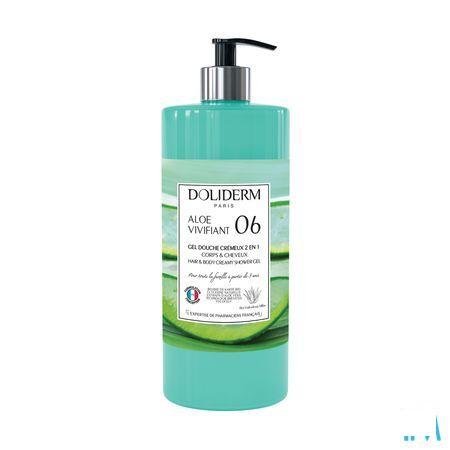 Doliderm Douchegel 2In1 Aloe Vivifiant Pompfl 1L