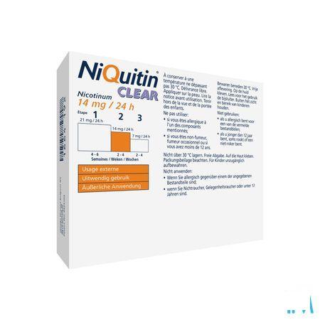 Niquitin Clear Patches 14 X 14 mg