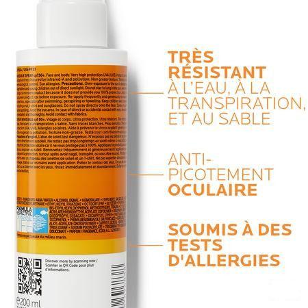 Anthelios Spray Invisible Ip50+ Parfum 200 ml  -  La Roche-Posay