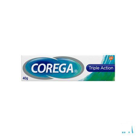 Corega Triple Active Creme Adhesive Prothese Dentaire 40 gr
