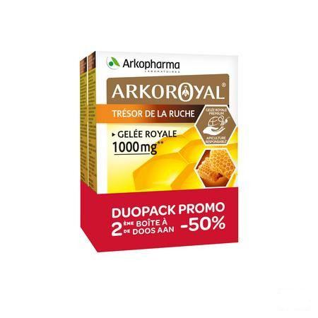 Arkoroyal Gelee Royale Duopack Caps 2X30  -  Arkopharma 