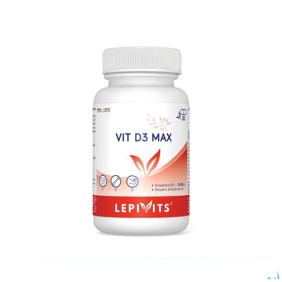 Leppin Vit D3 Max 3000UI Capsule 30  -  Lepivits