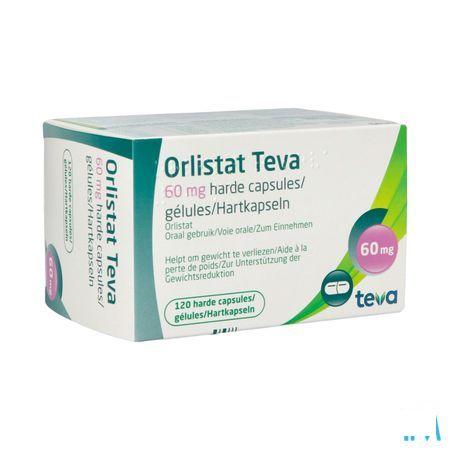 Orlistat Teva Harde Capsule 120 X 60 mg 