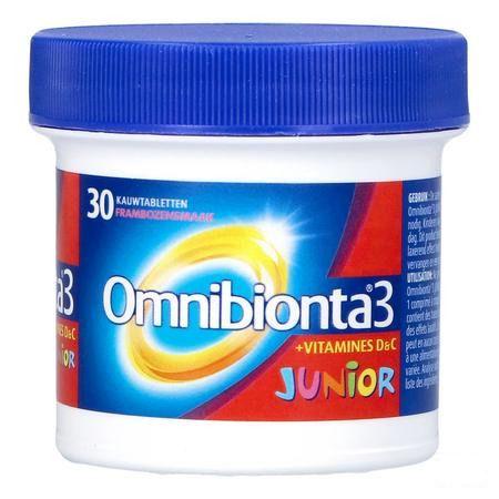 Omnibionta-3 Junior Framboise Comprimes à Croquer 30