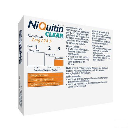 Niquitin Clear Patches 14 X 7mg