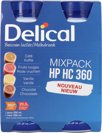 Delical Hphc 360 Mixpack 4X200 ml  -  Bs Nutrition
