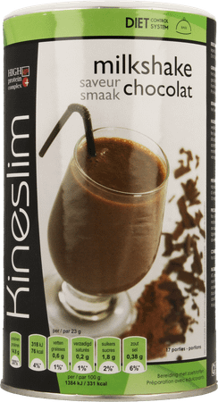 Kineslim Milkshake Chocolat Poeder 400 gr  -  Ocebio
