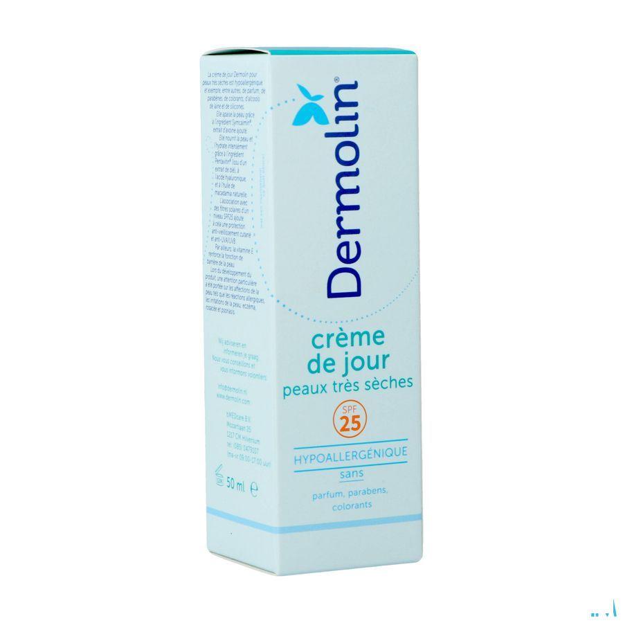 Dermolin Creme Jour Peaux Tres Seches 50 ml