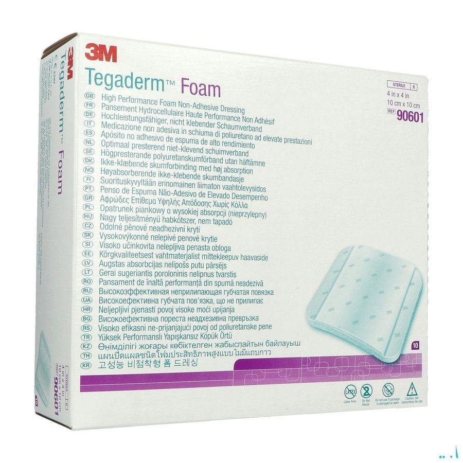 Tegaderm Foam Dressing 10,0x10,0cm 10 90601  -  3M