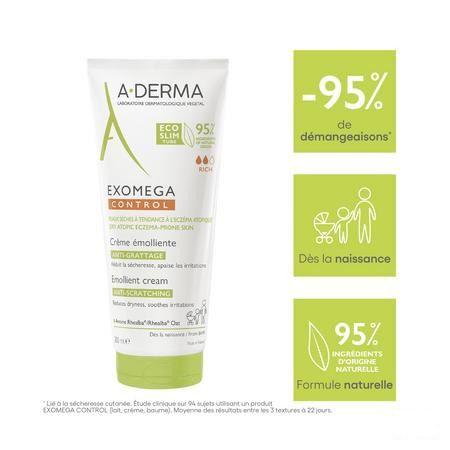 Aderma Exomega Control Emol. Creme 200 ml  -  Aderma