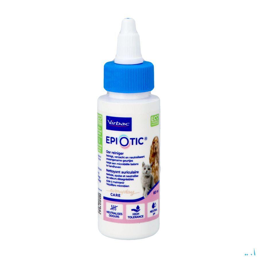 Epiotic Oplossing Oorreiniger Hond/Kat 60 ml