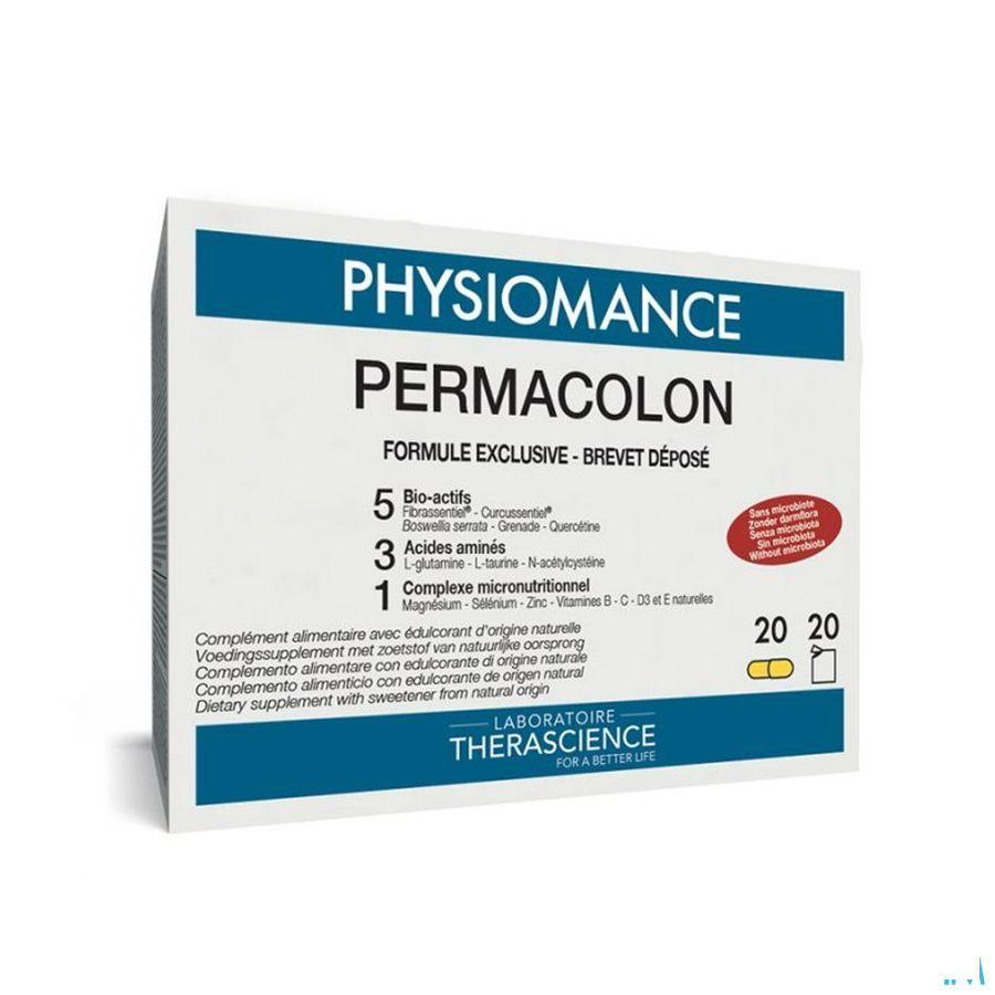 Permacol. S/Prob.Sach20 + Caps20 Physiomance PHY190B  -  Therascience