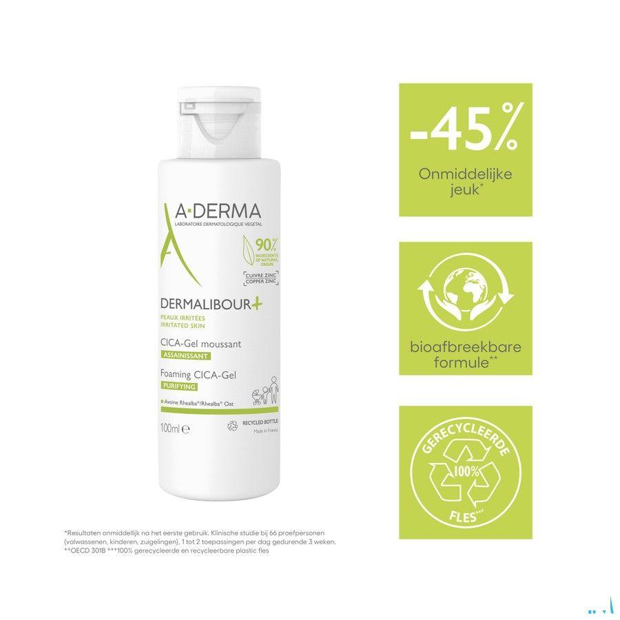 Aderma Dermalibour+ Cicagel Schuimend 100ml  -  Aderma