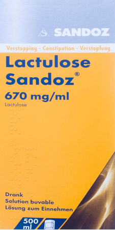 Lactulose Sandoz Drank 500 ml 670 mg/ml