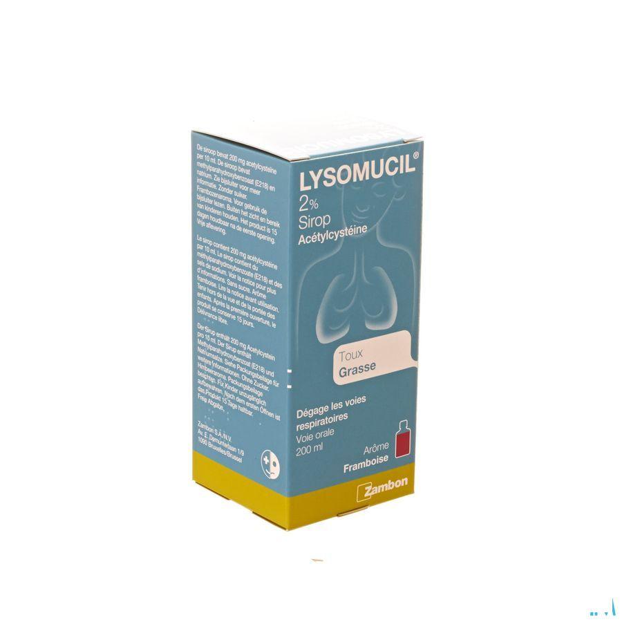 Lysomucil 2% Siroop 200 ml