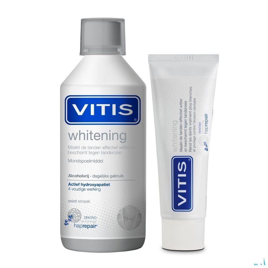 Vitis Whitening Tandpasta 75 ml 32045  -  Dentaid