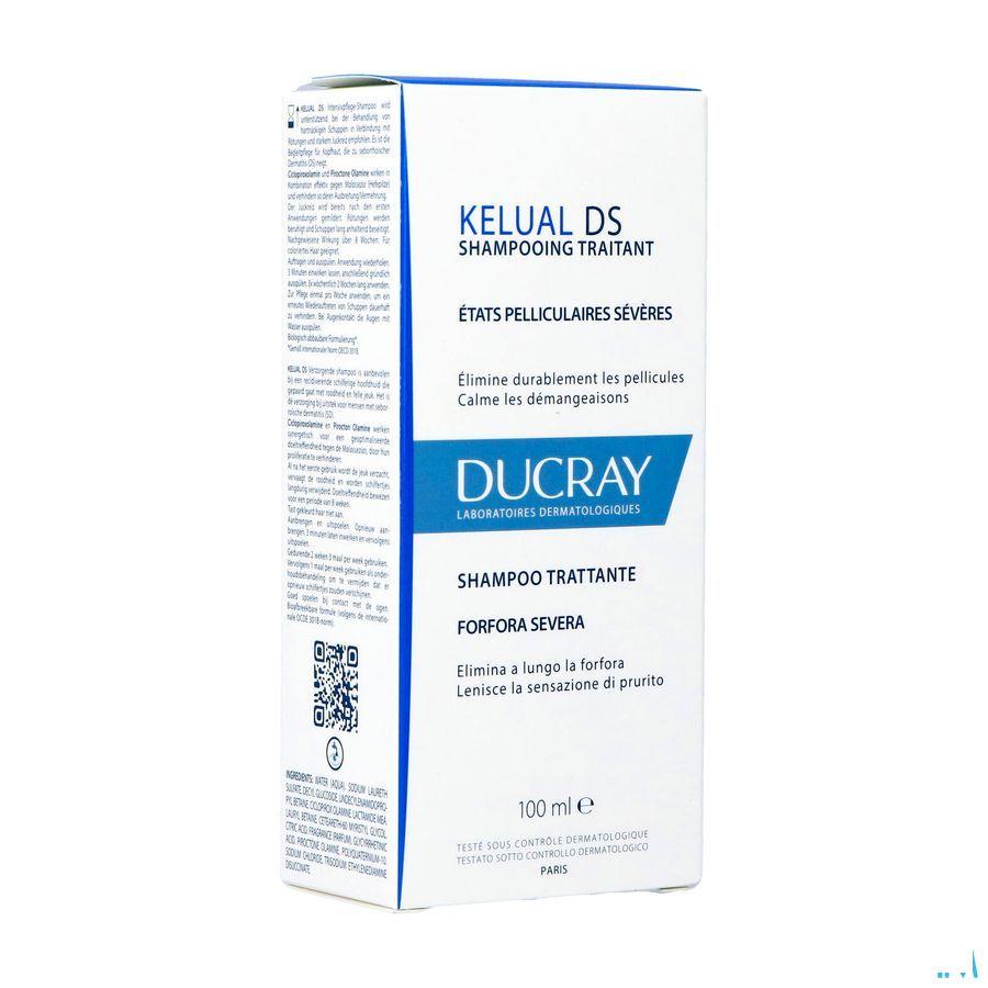 Ducray Kelual Ds Shampoo Verzorg. Hardnek. Roos 100 ml