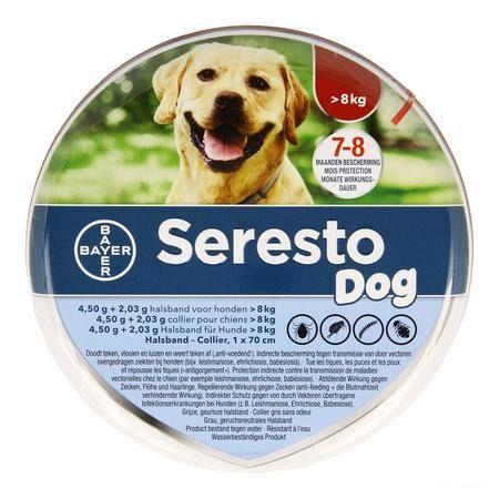 Seresto Dog 4,5G + 2,03 Halsband >8Kg