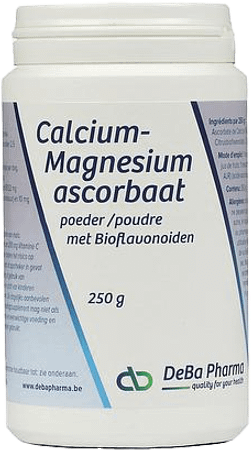 Ca mg Ascorbate + bioflavon. 250 gr  -  Deba Pharma