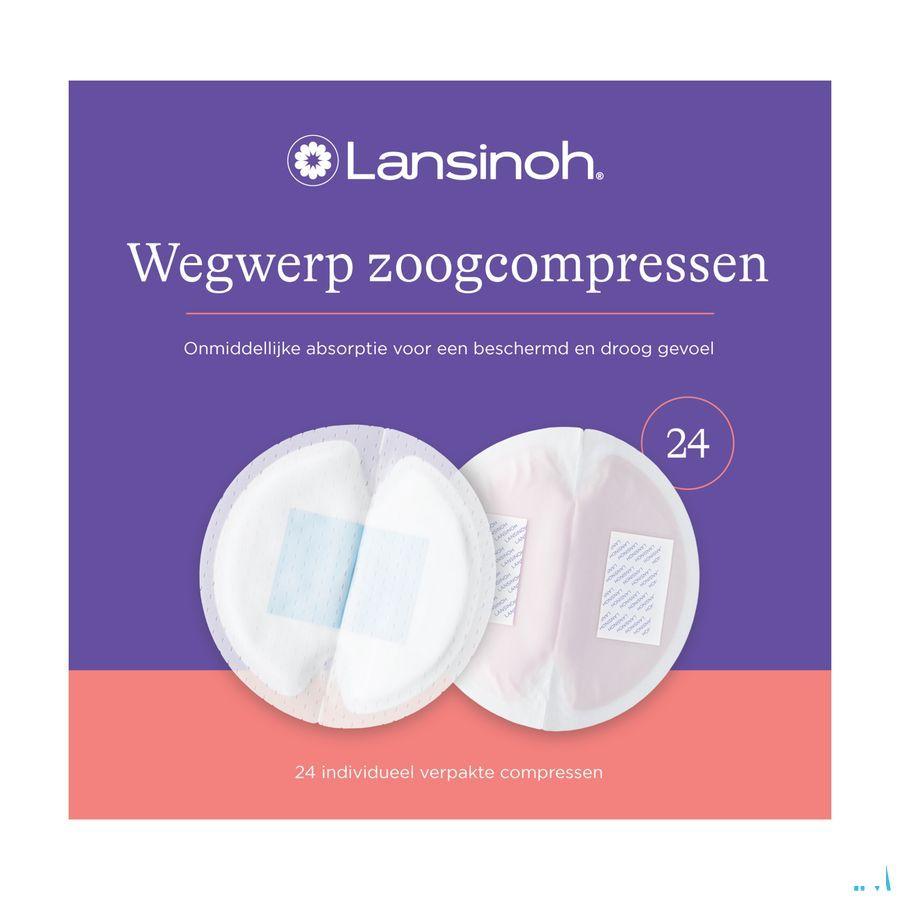 Lansinoh Wegwerpb.Borstkompressen Blue Lock Core24  -  Lansinoh Laboratories