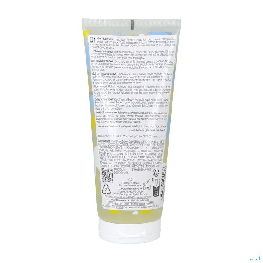 Klorane Baby Zacht Reinigingsgel 200 ml