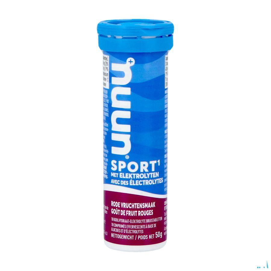Nuun Sport Rode Vruchtensmaak Bruis Tabl 10