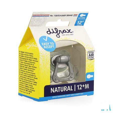 Difrax Fopspeen Natural 12 + M  -  Difrax