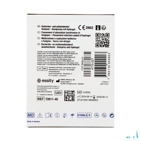 Cutimed Sorbact Hydro Gel 7,5cm x 7,5cm 10