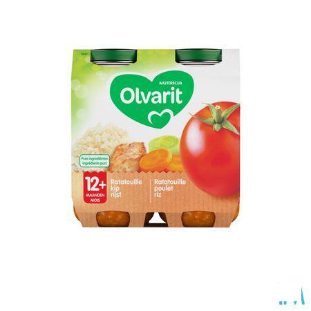 Olvarit Ratatouille Kip Rijst 2x250 gr 12m01  -  Nutricia