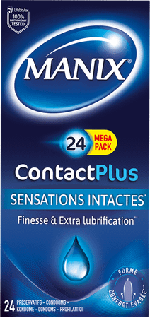 Manix Contact Plus Condomen 24