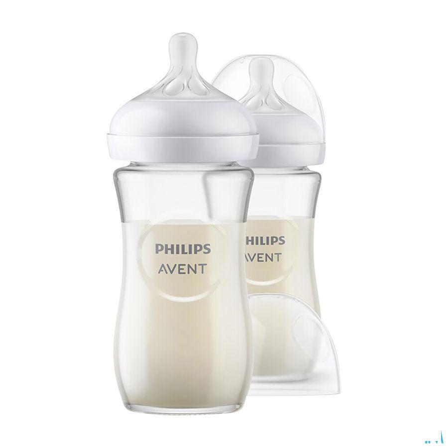 Philips Avent Natural 3.0 Biberon Verre Duo2 x 240 ml