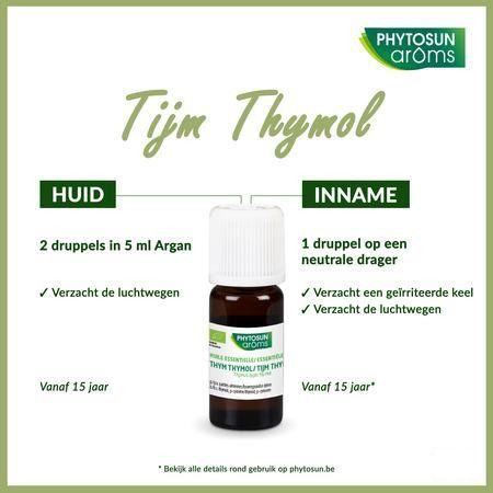 Phytosun Tijm Thymol Fr-bio-01 10 ml